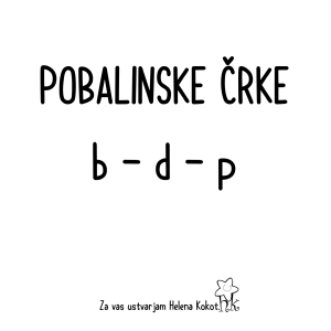 Pobalinske črke b-d-p