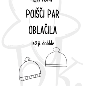 Zimski poišči par - oblačila