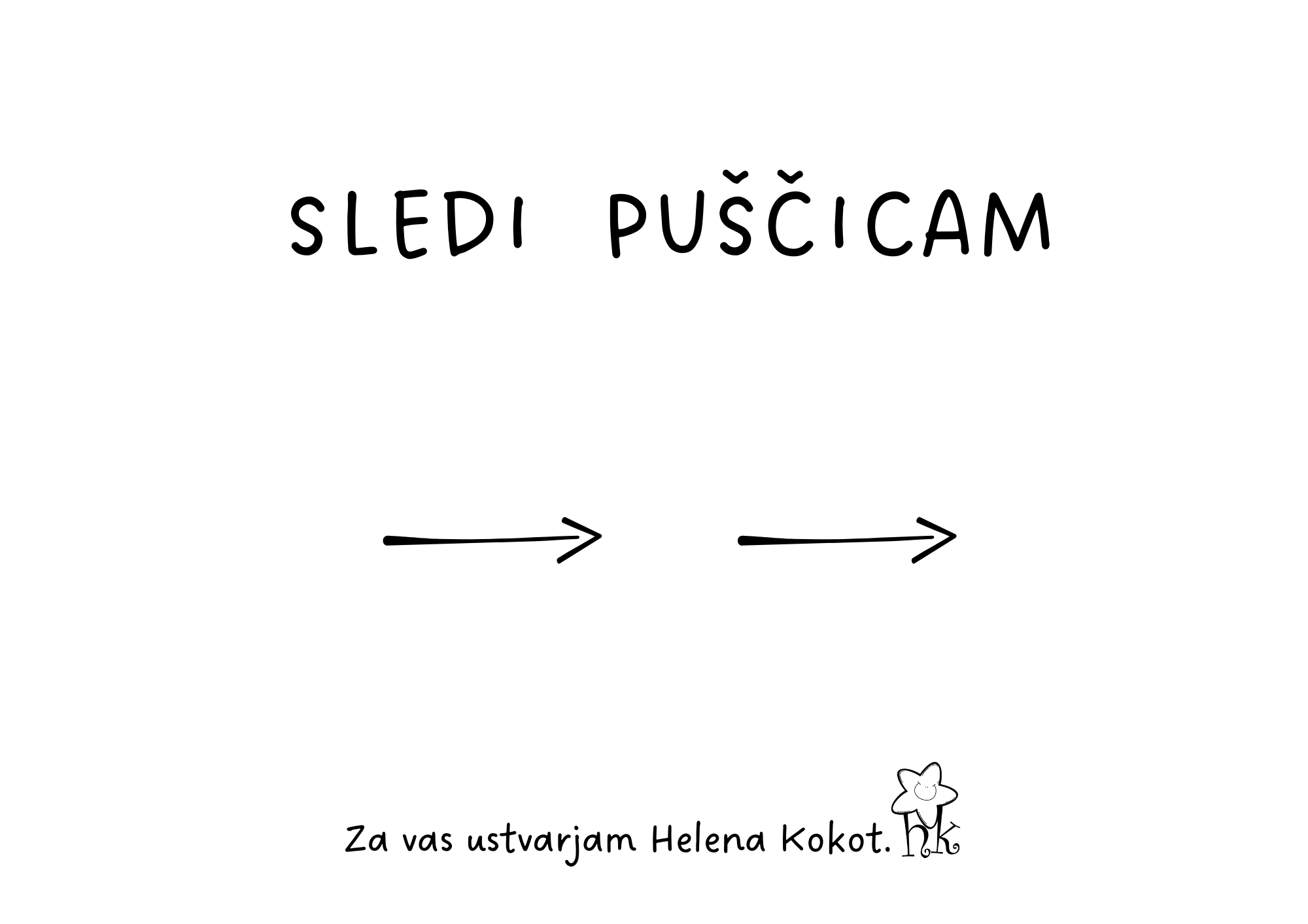 Sledi puščicam