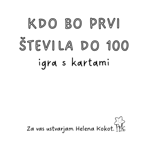 Kdo bo prvi - do 100