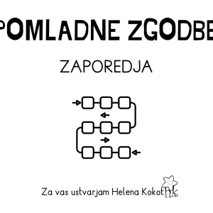 Pomladne zgodbe - zaporedja