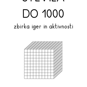 Števila do 1000 - naslovnica didaktične zbirke