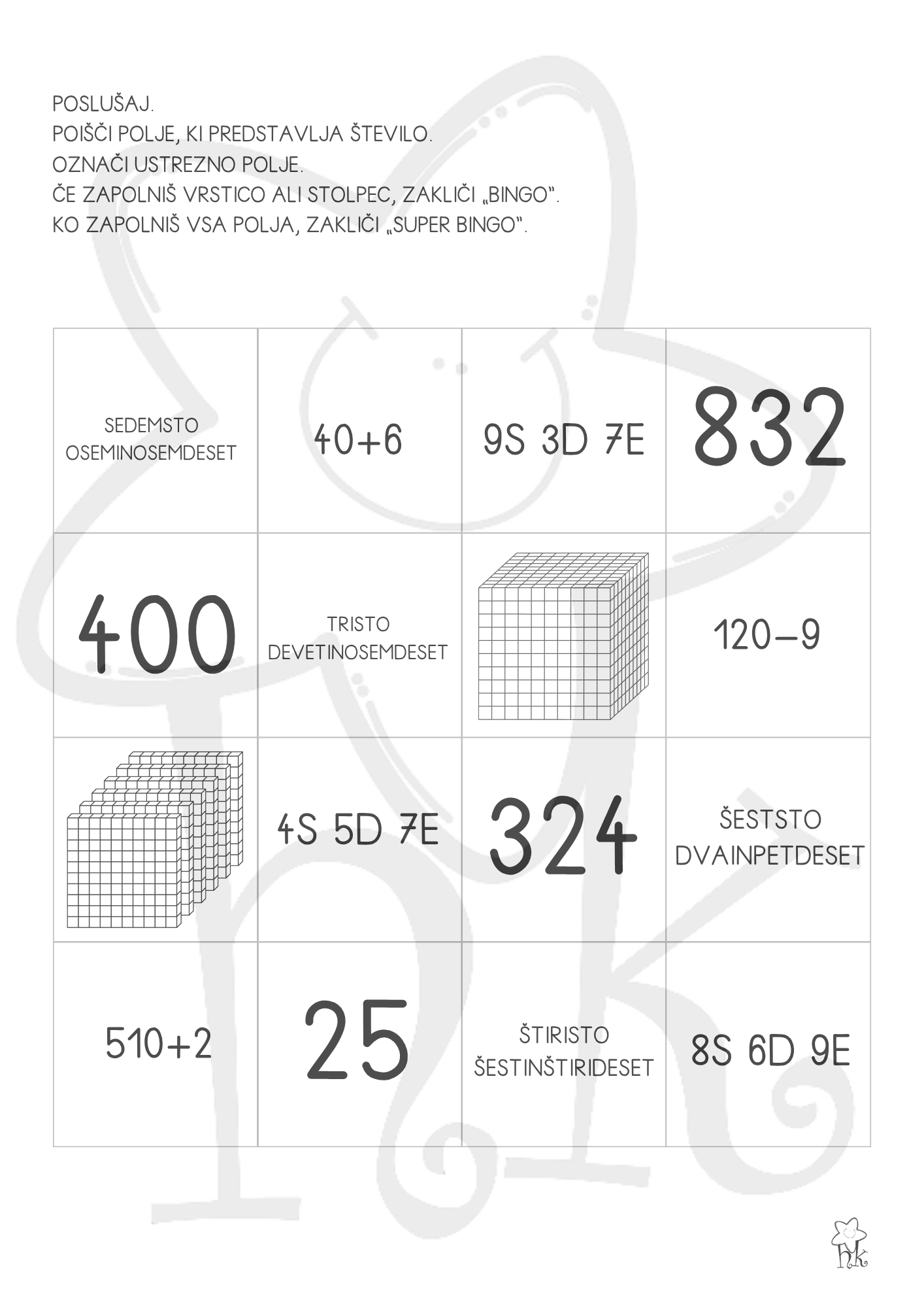 Števila do 1000 - zbirka didaktičnih iger in pripomočkov - slika 45