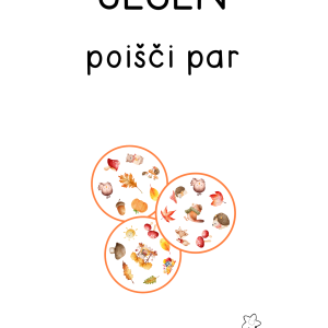 Jesen - poišči par naslovnica