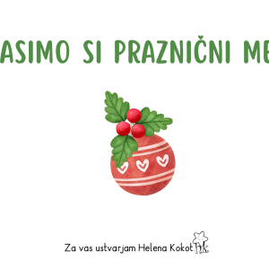 Naslovnica Okrasimo si praznični mesec