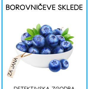 Detektivska zgodba o skledi borovnic - naslovnica