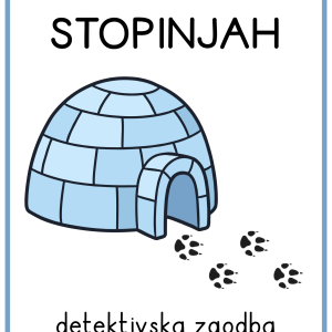 Detektivska zgodba Po gozdnih stopinjah - naslovnica