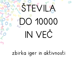 Števila do 10000 in več