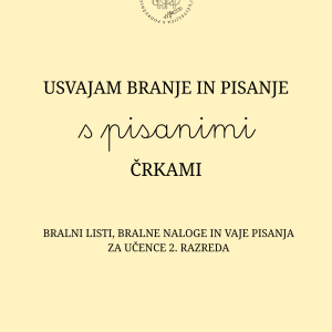 Bralni listi - pisane črke - naslovnica